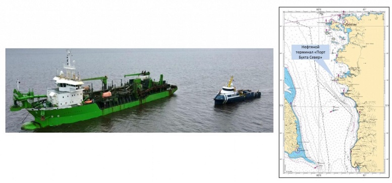 Реконструкция судоходного подходного канала в Обской губе